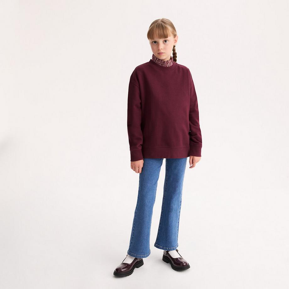Sweat col rond en molleton