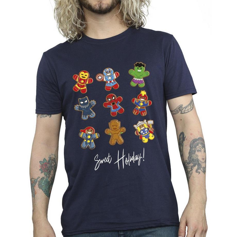 MARVEL  Gingerbread Avengers T-Shirt 