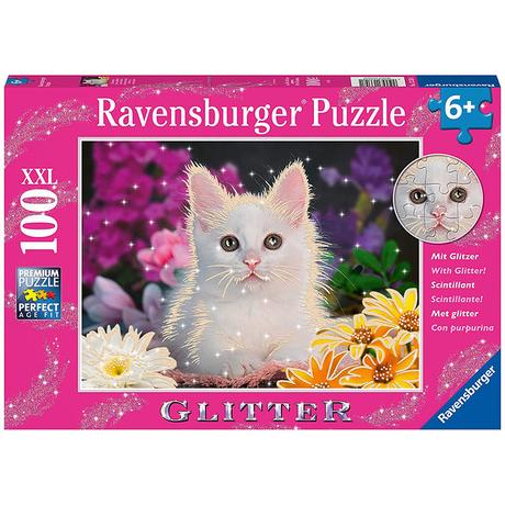 Ravensburger  Puzzle Glitzerkatze (100XXL) 