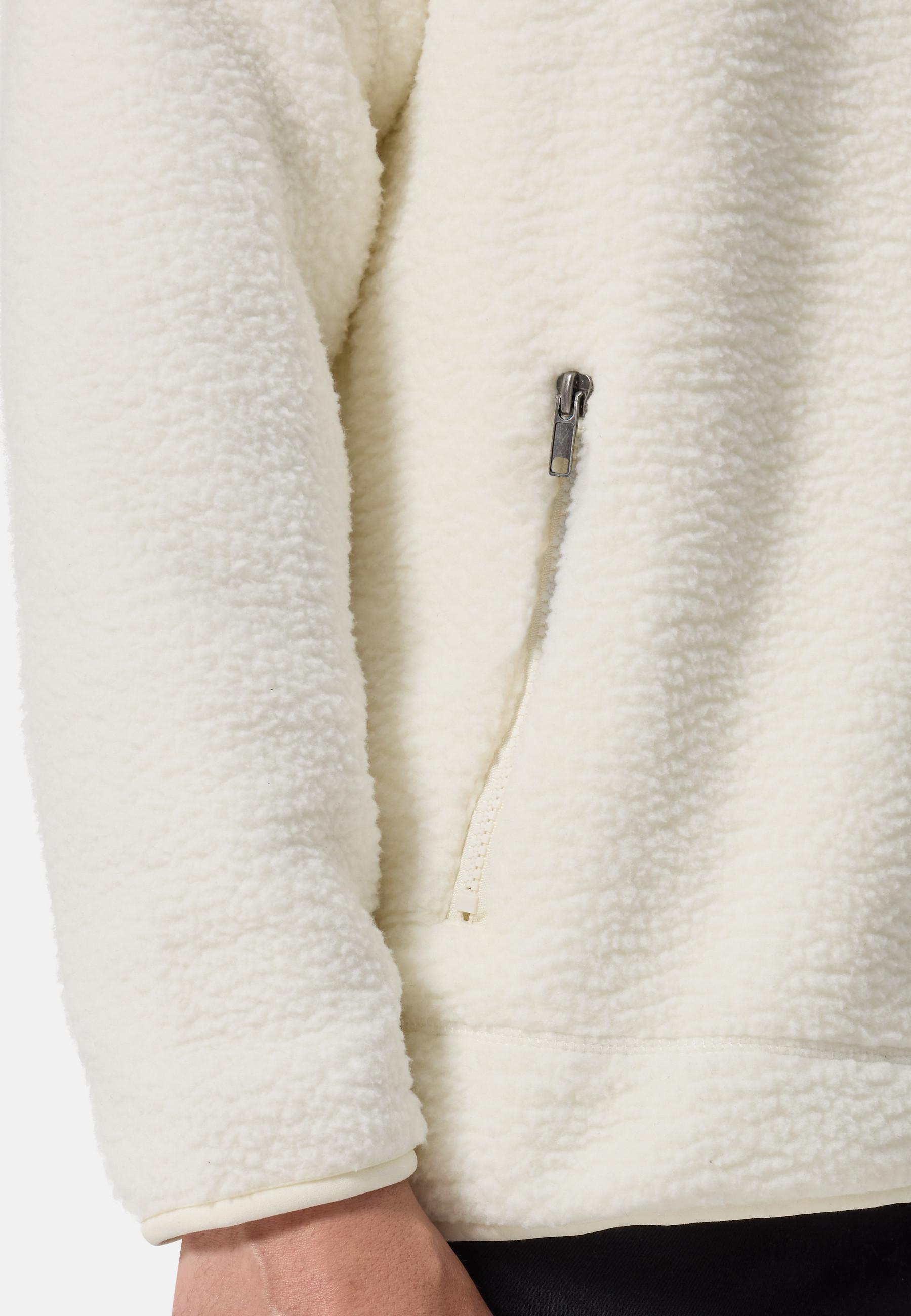 CASH-MERE.CH Giacca in Pile Retrò Poliestere Riciclato  