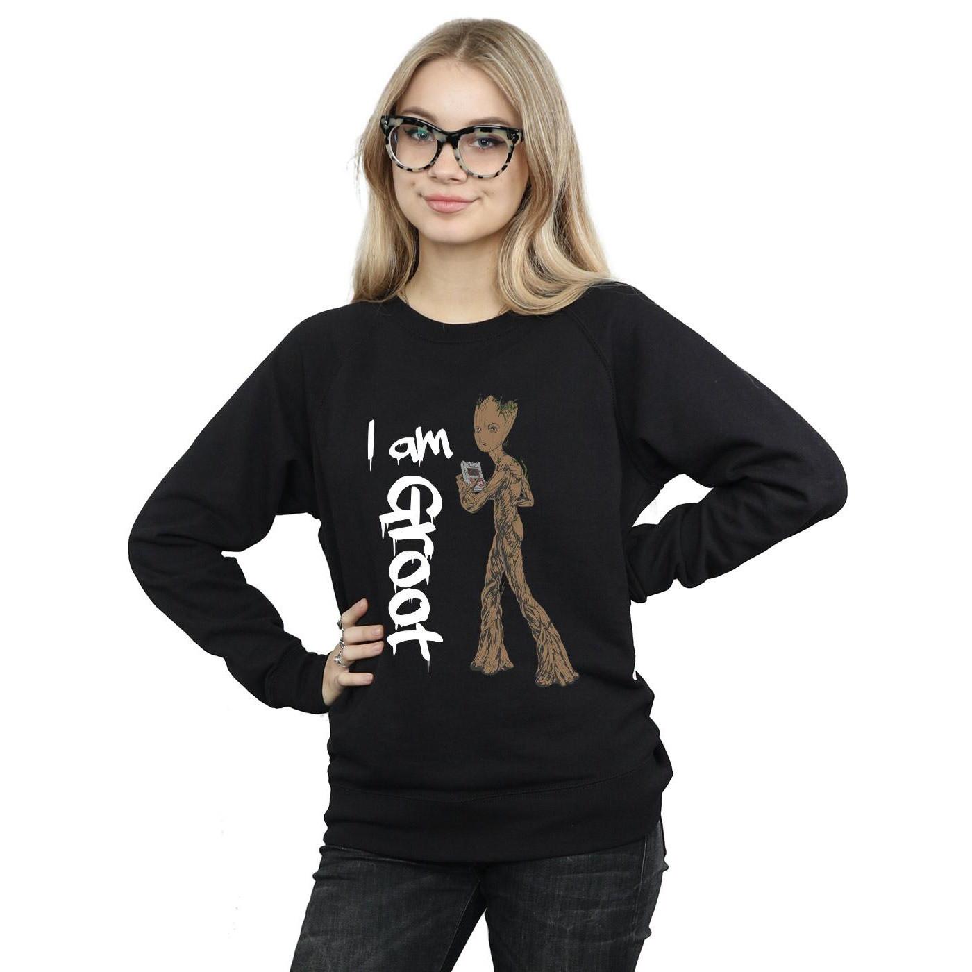 MARVEL  Avengers Infinity War Graffiti Groot Sweatshirt 