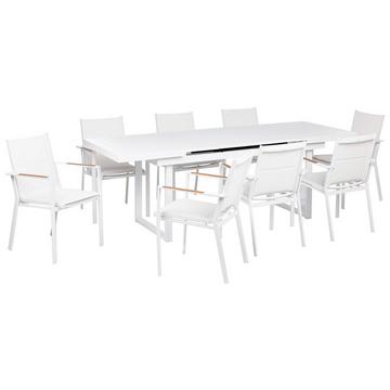 Ensemble de salle à manger 8 places en Aluminium Moderne VALCANETTO/ BUSSETO