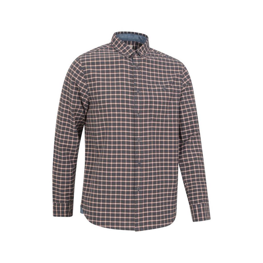 Mountain Warehouse Driftwood Camicia a Quadri Maniche Lunghe  