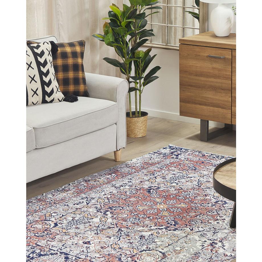 Beliani Teppich aus Polyester Retro KORGAN  