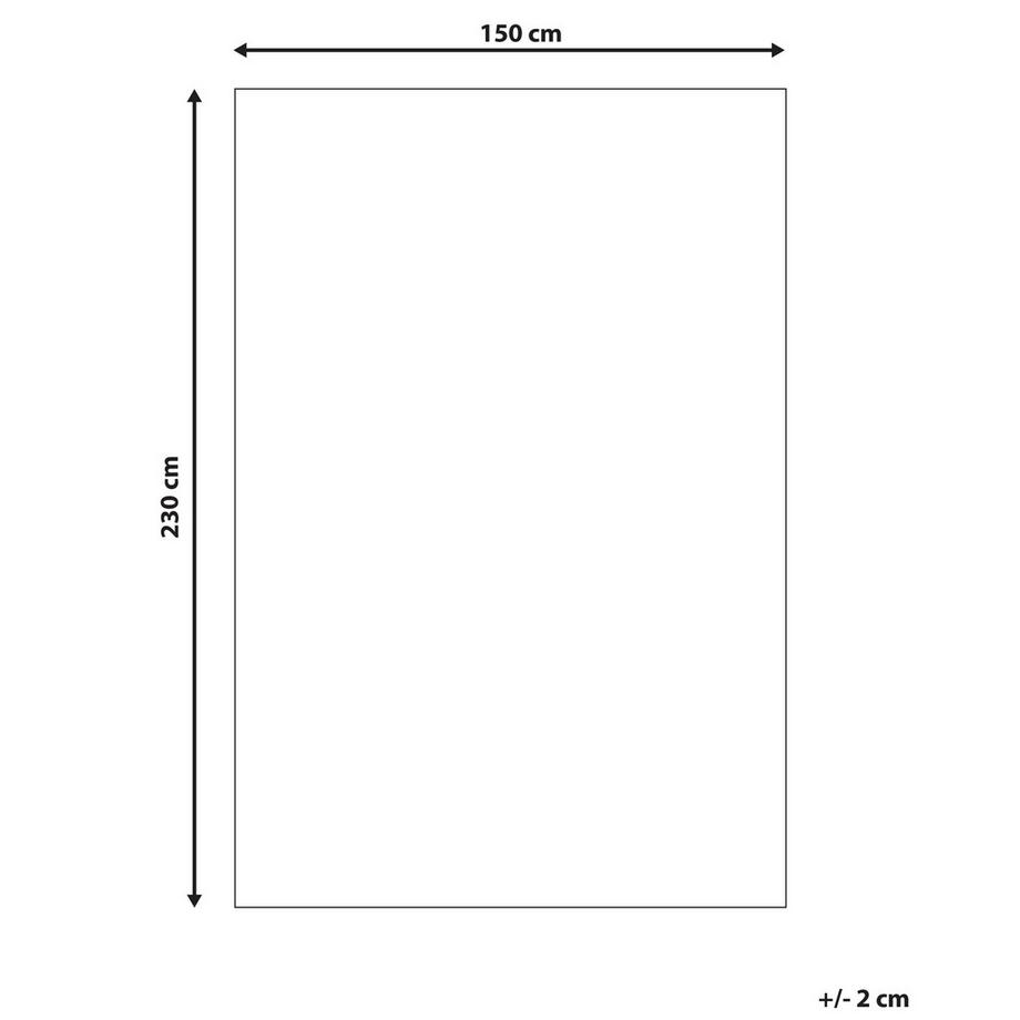 Beliani Teppich aus Polyester Retro KORGAN  