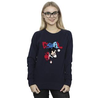 Disney  Mickey Mouse Goal Striker Pose Sweatshirt 