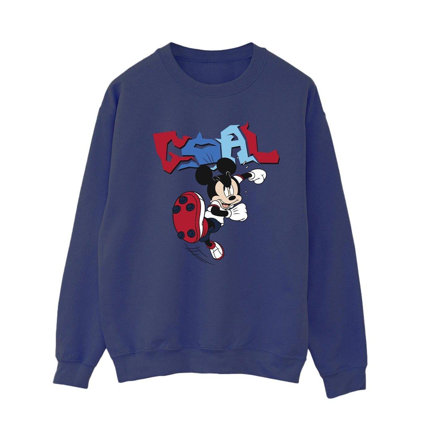 Disney  Mickey Mouse Goal Striker Pose Sweatshirt 