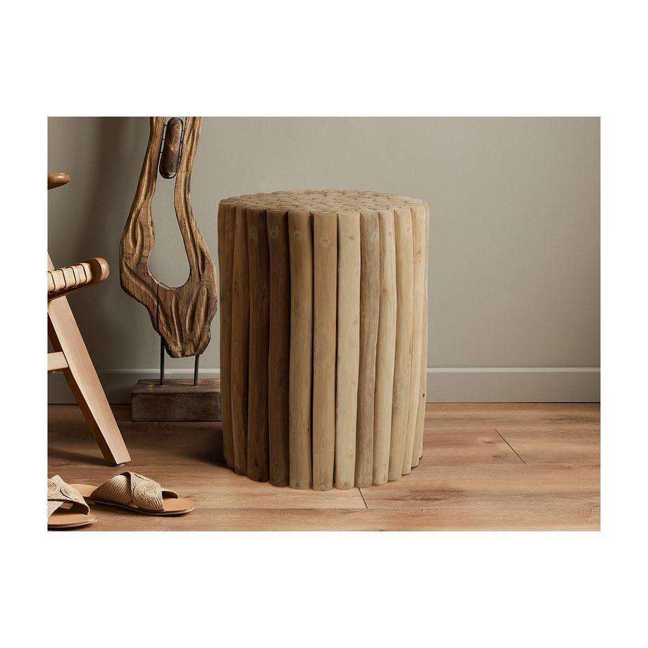 Vente-unique Tavolo supplementare in Teak Naturale - LUTIANA  