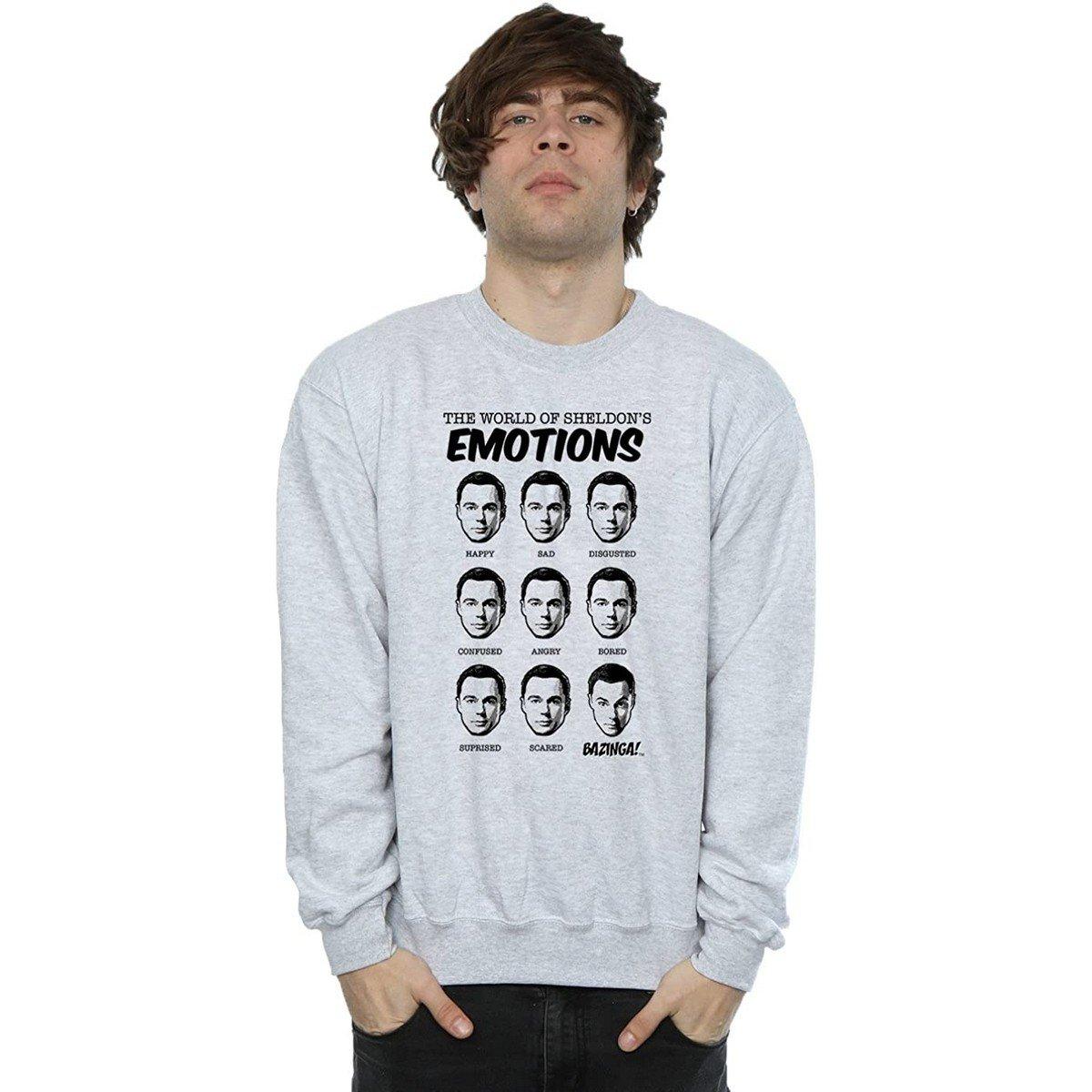 The Big Bang Theory Sheldon Emotions Sweatshirt Col Rond  