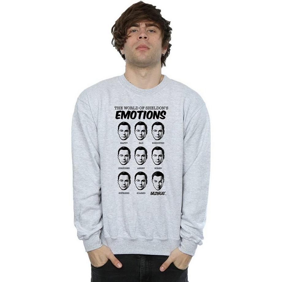 The Big Bang Theory Sheldon Emotions Sweatshirt Col Rond  