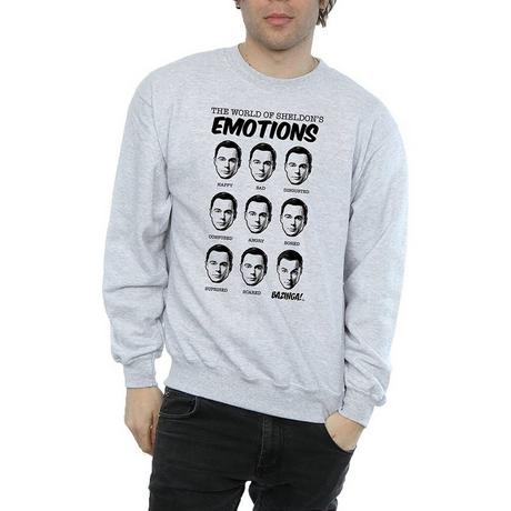 The Big Bang Theory Sheldon Emotions Sweatshirt Col Rond  