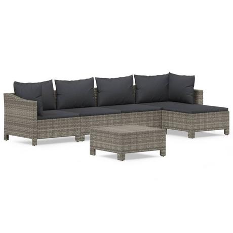 VidaXL Garten lounge set poly-rattan  