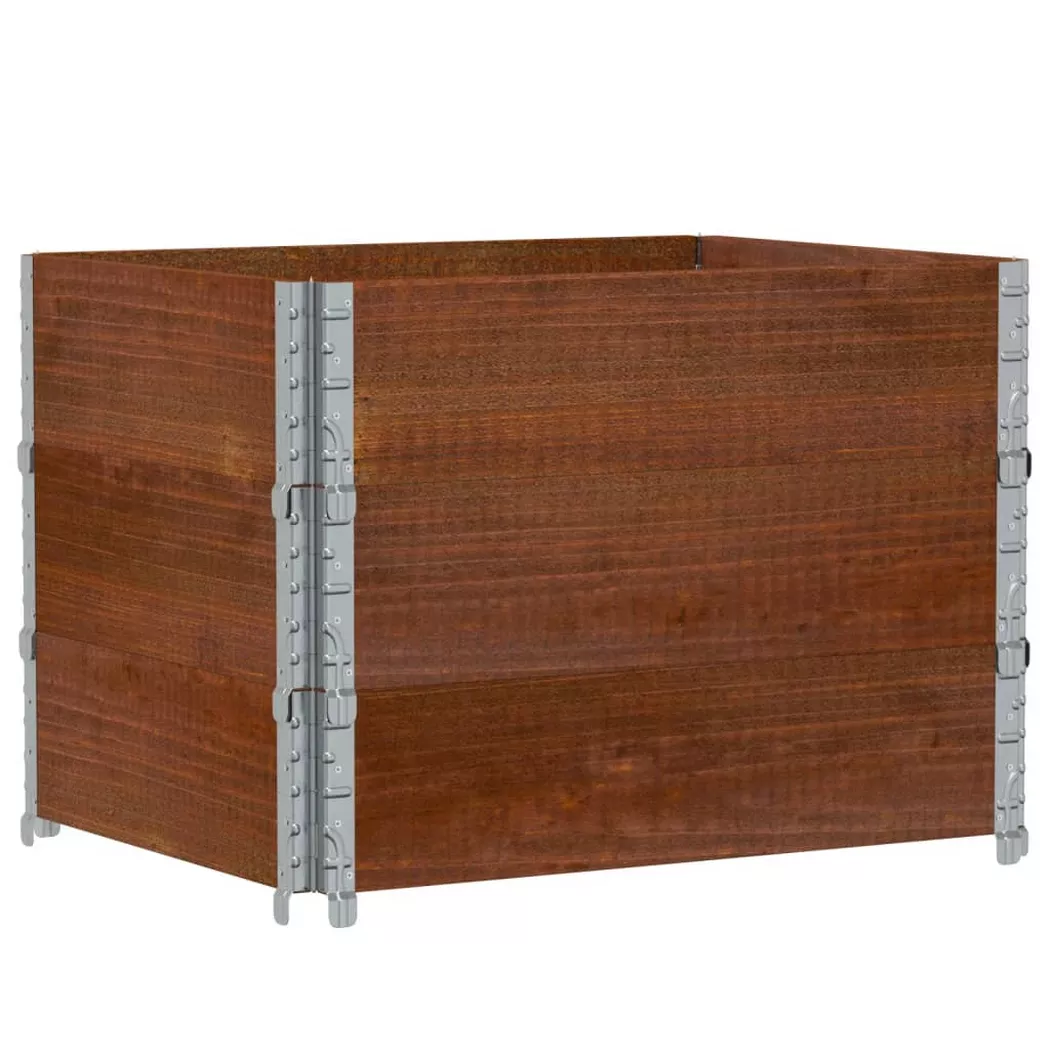VidaXL - Jardinière bois de pin, One Size, Marron
