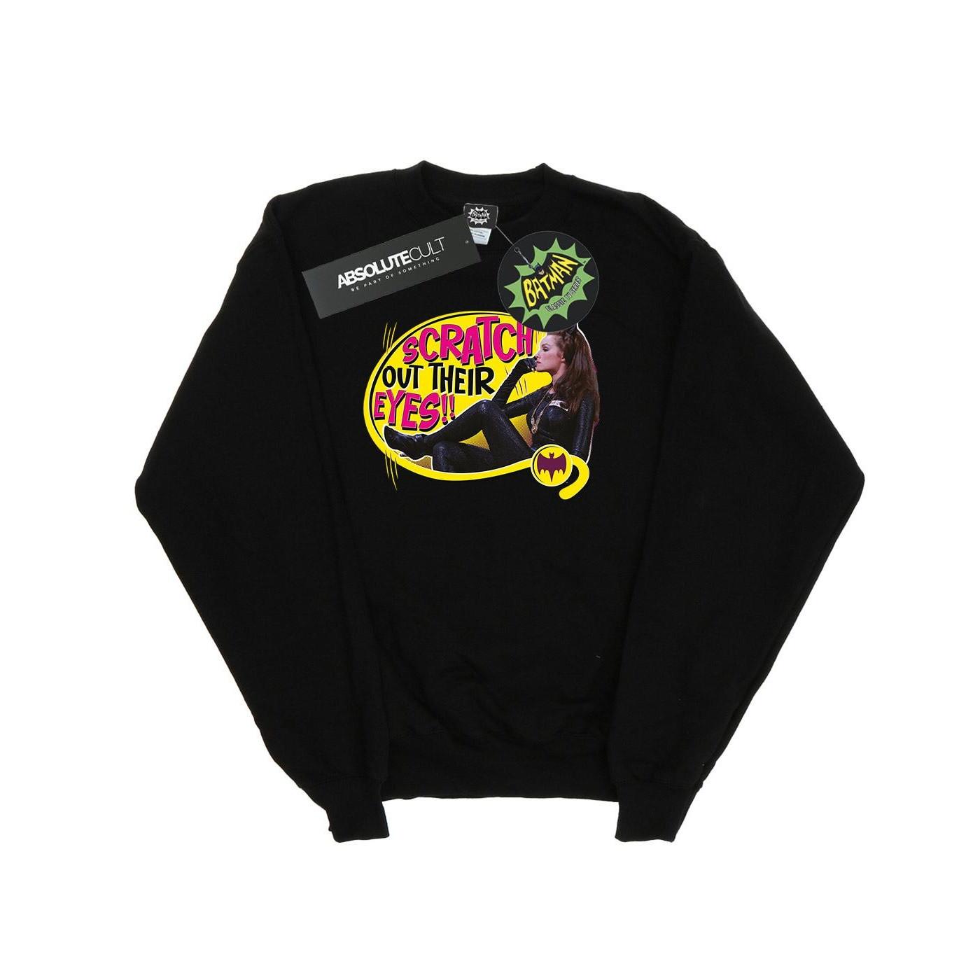 DC COMICS Batman Catwoman Scratch Out Their Eyes Sweatshirt  