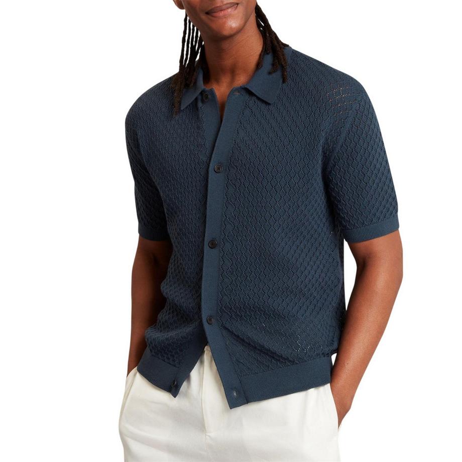 TED BAKER Chemise Tricotée Manches Courtes  