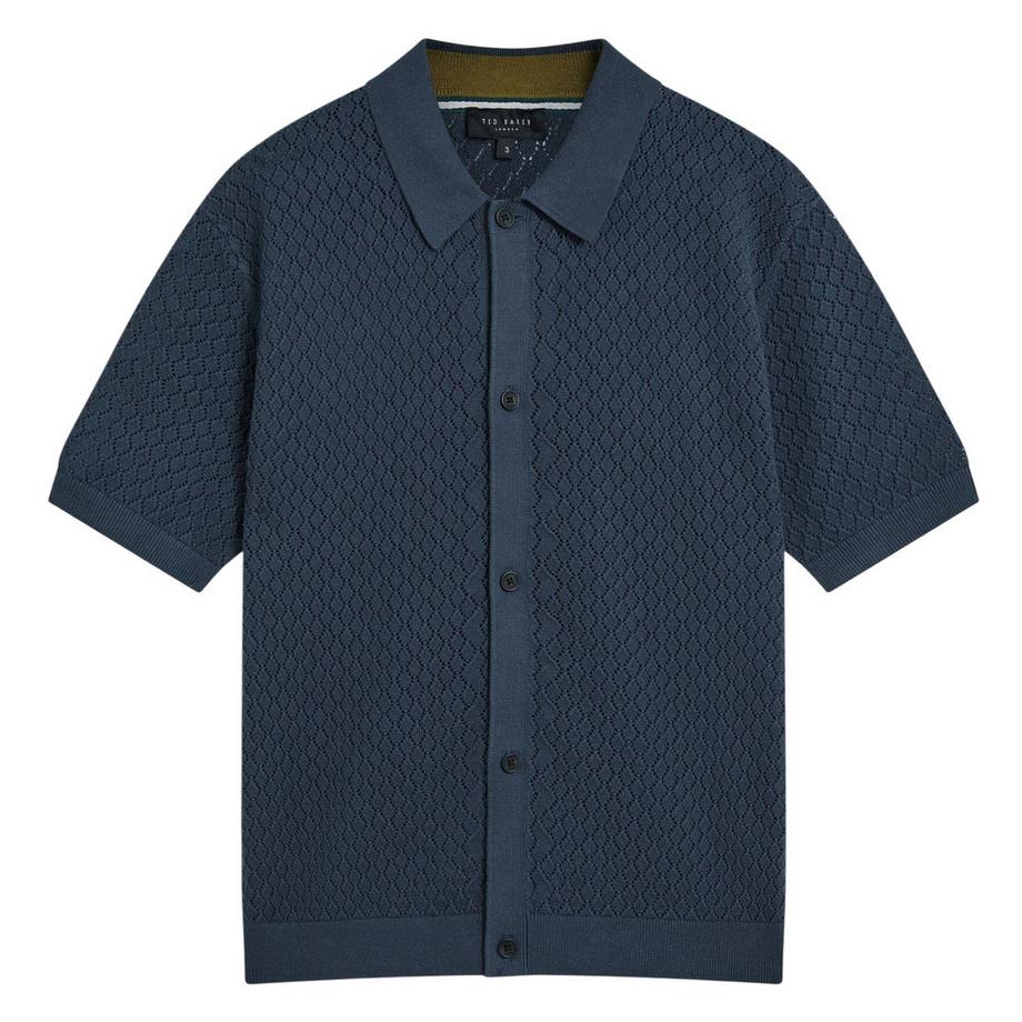Chemise Manches Courtes motif/style Crochet