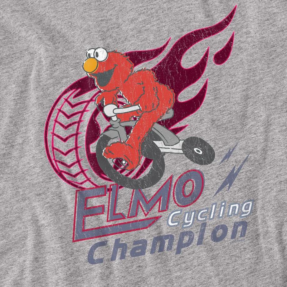 Sesame Street  Cycle Champion Maglietta Elmo Erica Manica Lunga 