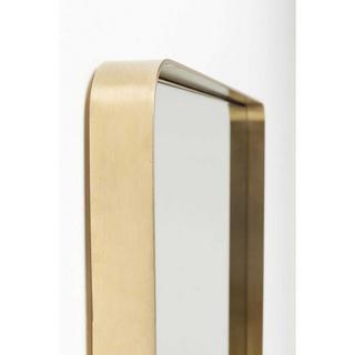 KARE Design Miroir Curve Rectangular Brass 120x80  