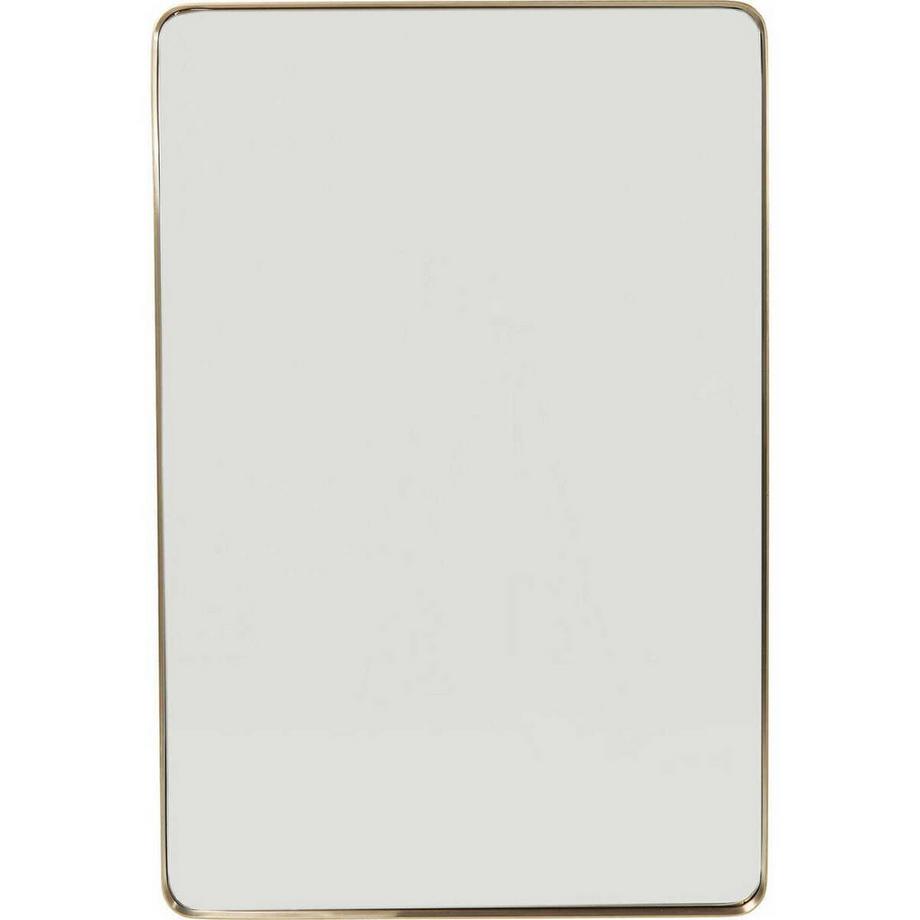 KARE Design Miroir Curve Rectangular Brass 120x80  
