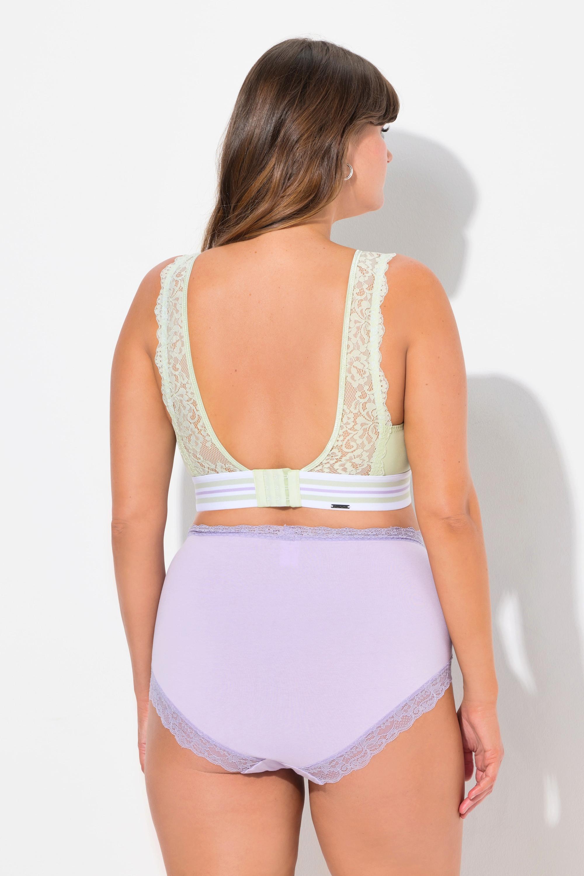 Ulla Popken Minimizer Bralette Pizzo Senza Ferretto  