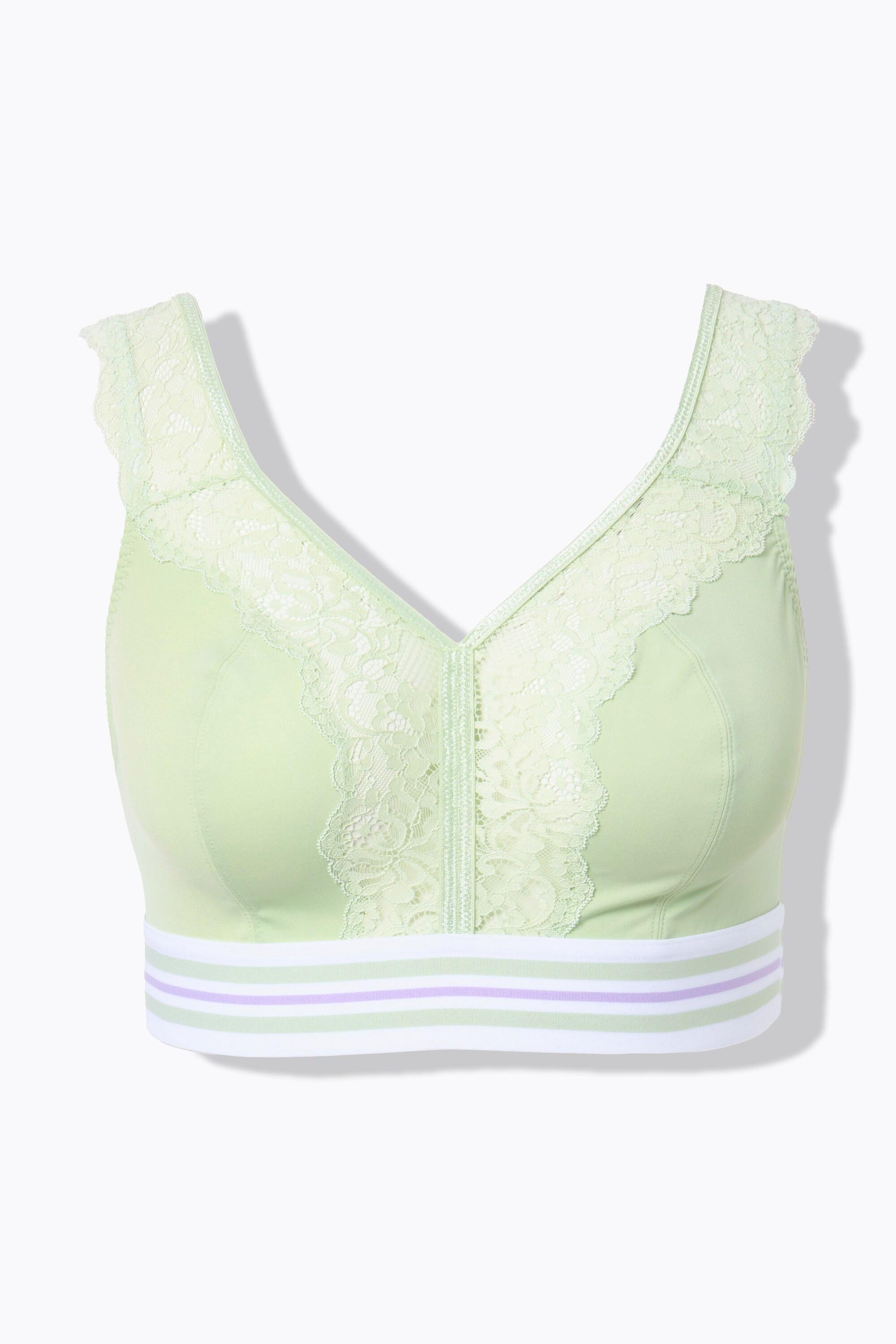 Ulla Popken Minimizer Bralette Pizzo Senza Ferretto  