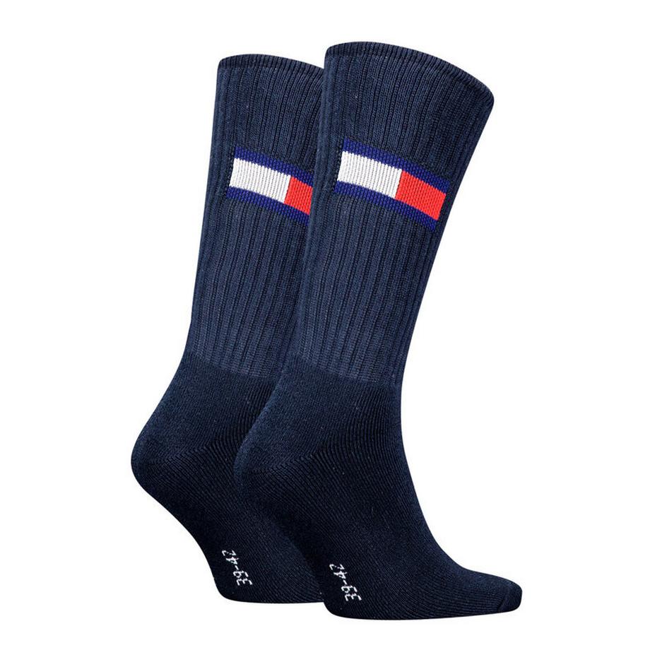 TOMMY HILFIGER Calzini Flag Crew Confezione da 2  