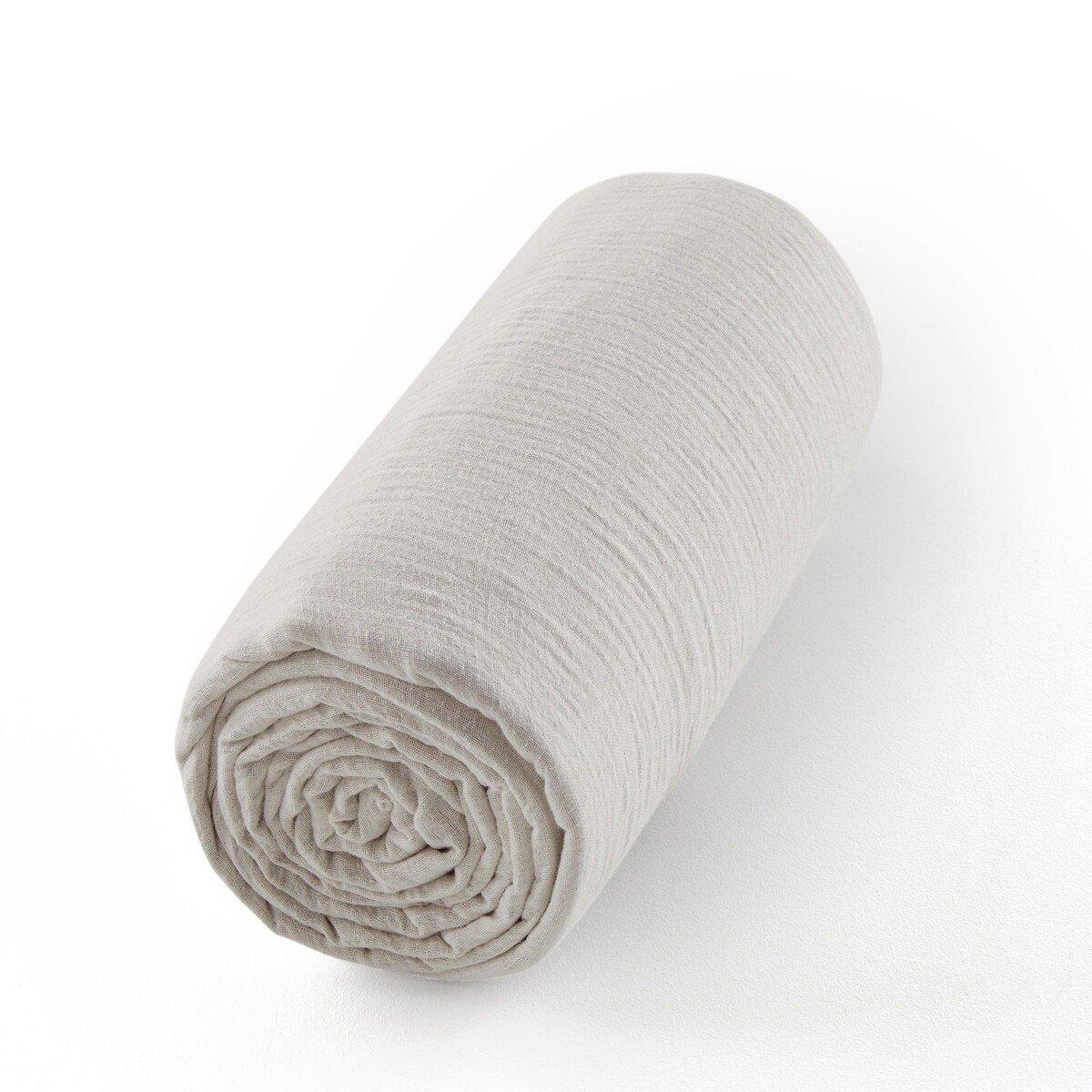 AM.PM Tamia Lenzuolo con Angoli in Doppia Garza di Cotone Biologico  