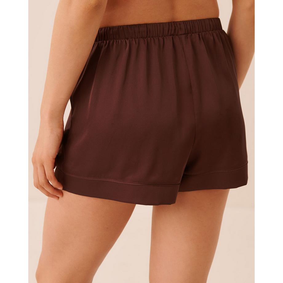 La Vie En Rose Satin-Shorts  