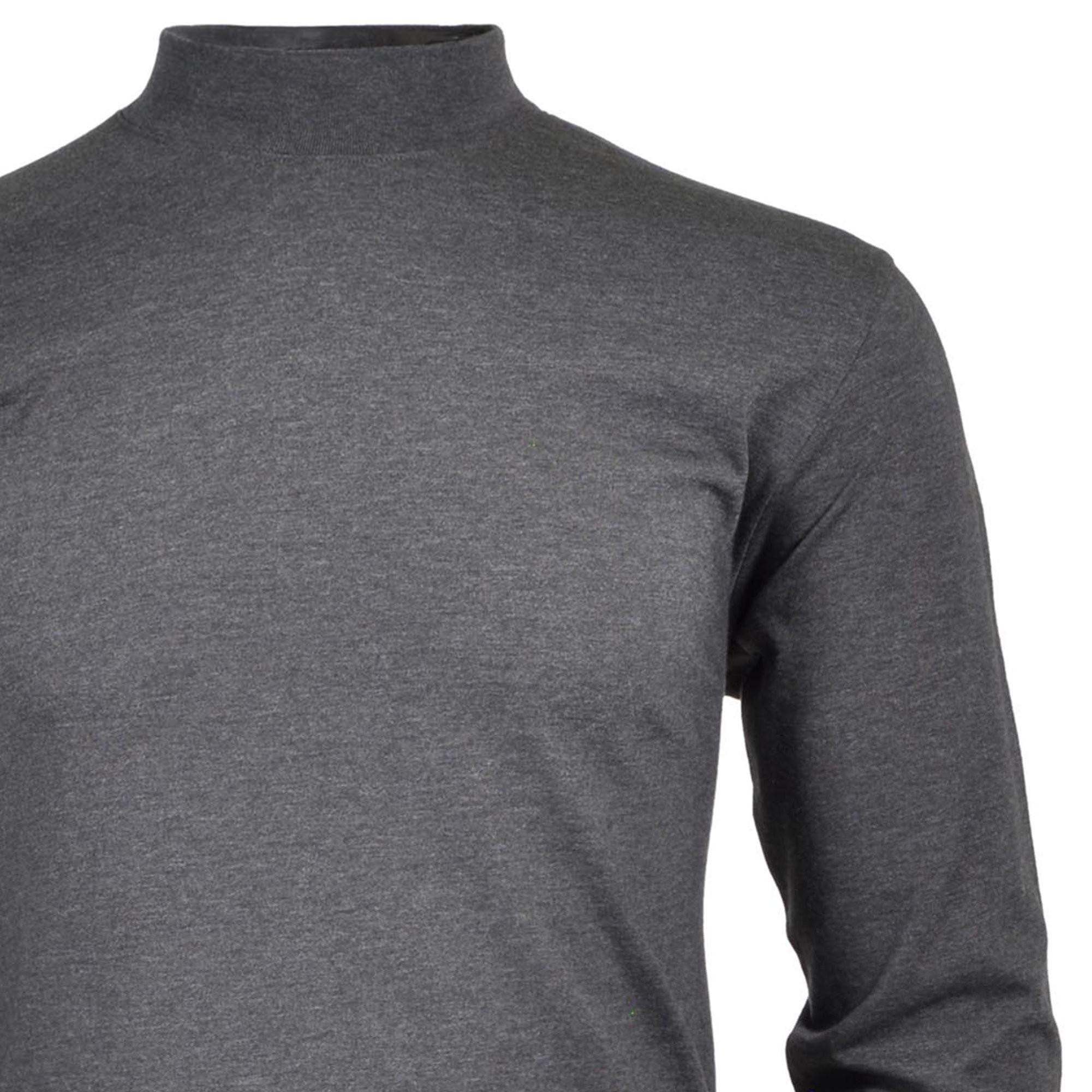 Ragman Manica Lunga Basic Collo Alto Vestibilità Regolare  