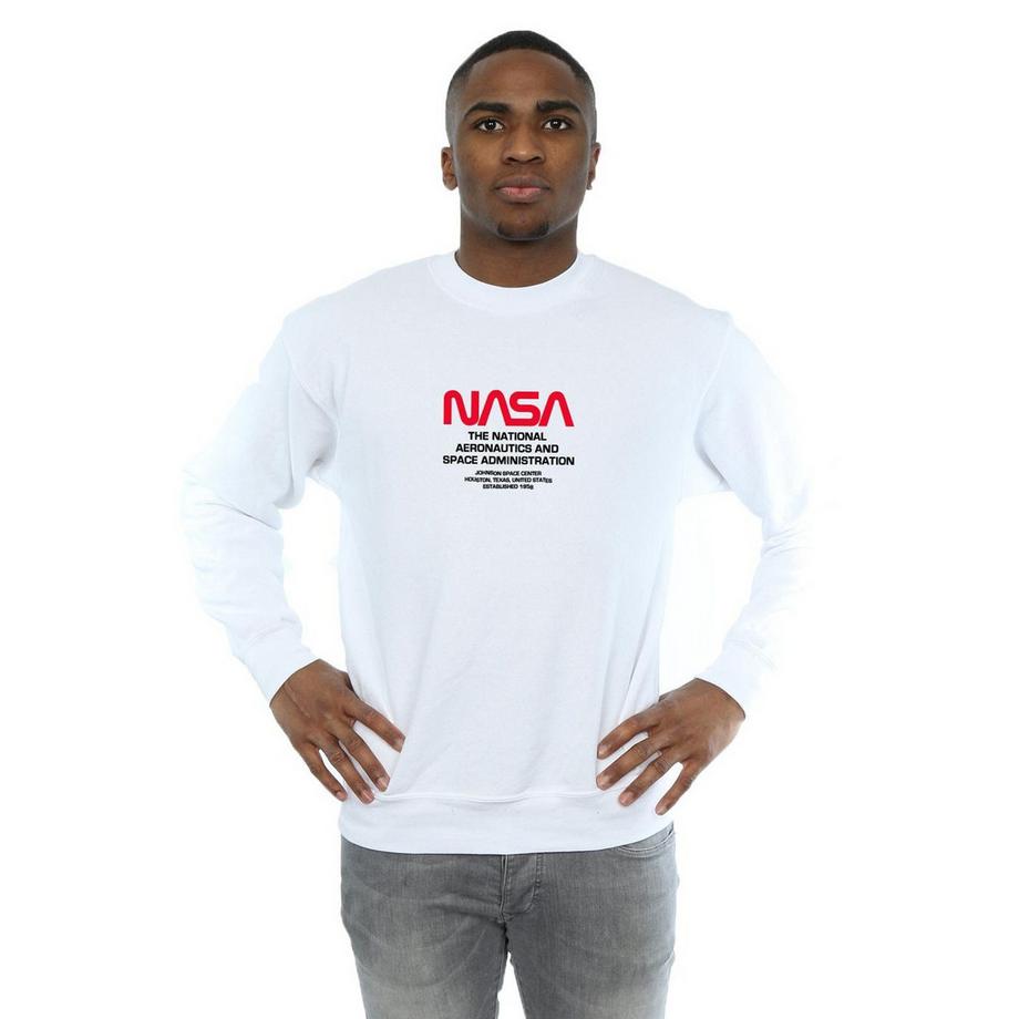Nasa Logo Regular Fit Felpa  