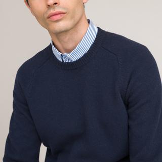 La Redoute Collections Lambswool Rundhals Pullover  