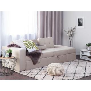 Beliani Canapé-lit en Tissu Moderne FALSTER  