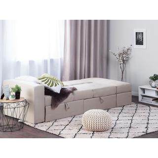 Beliani Canapé-lit en Tissu Moderne FALSTER  