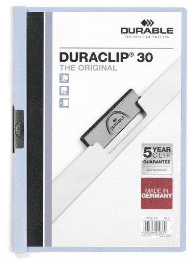 DURABLE DURABLE Klemmhefter DURACLIP 30 2200/06 für 30 Blatt A4 blau  