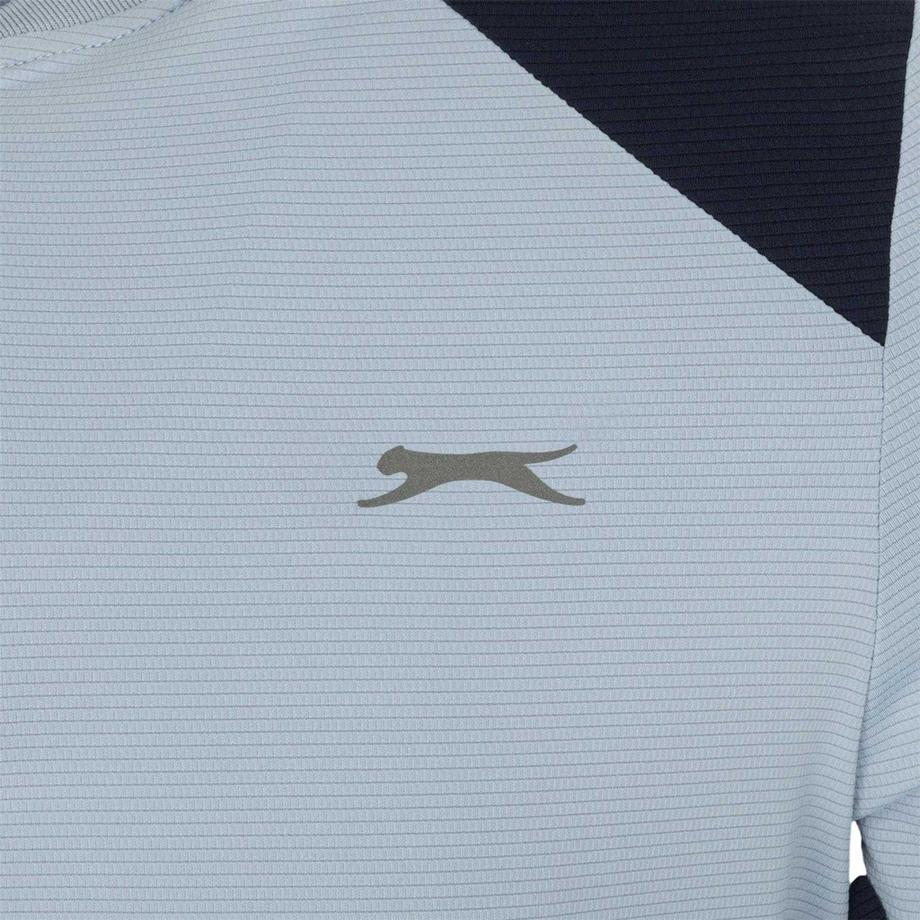 Slazenger  Maglietta Golf Logo Tessuto Collo A Cerniera 