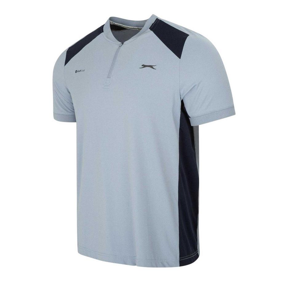 Slazenger  Maglietta Golf Logo Tessuto Collo A Cerniera 