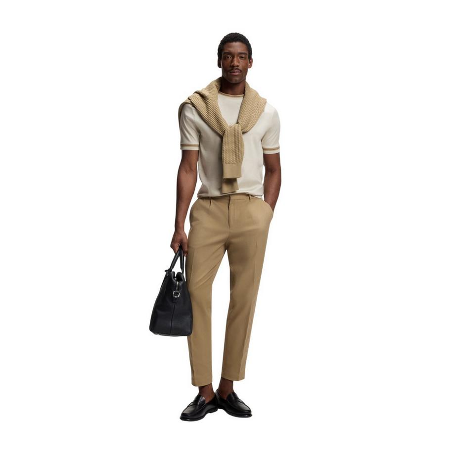 BOSS  T-ShirtMotiftyle Rayure Contrastée Sur Bord 