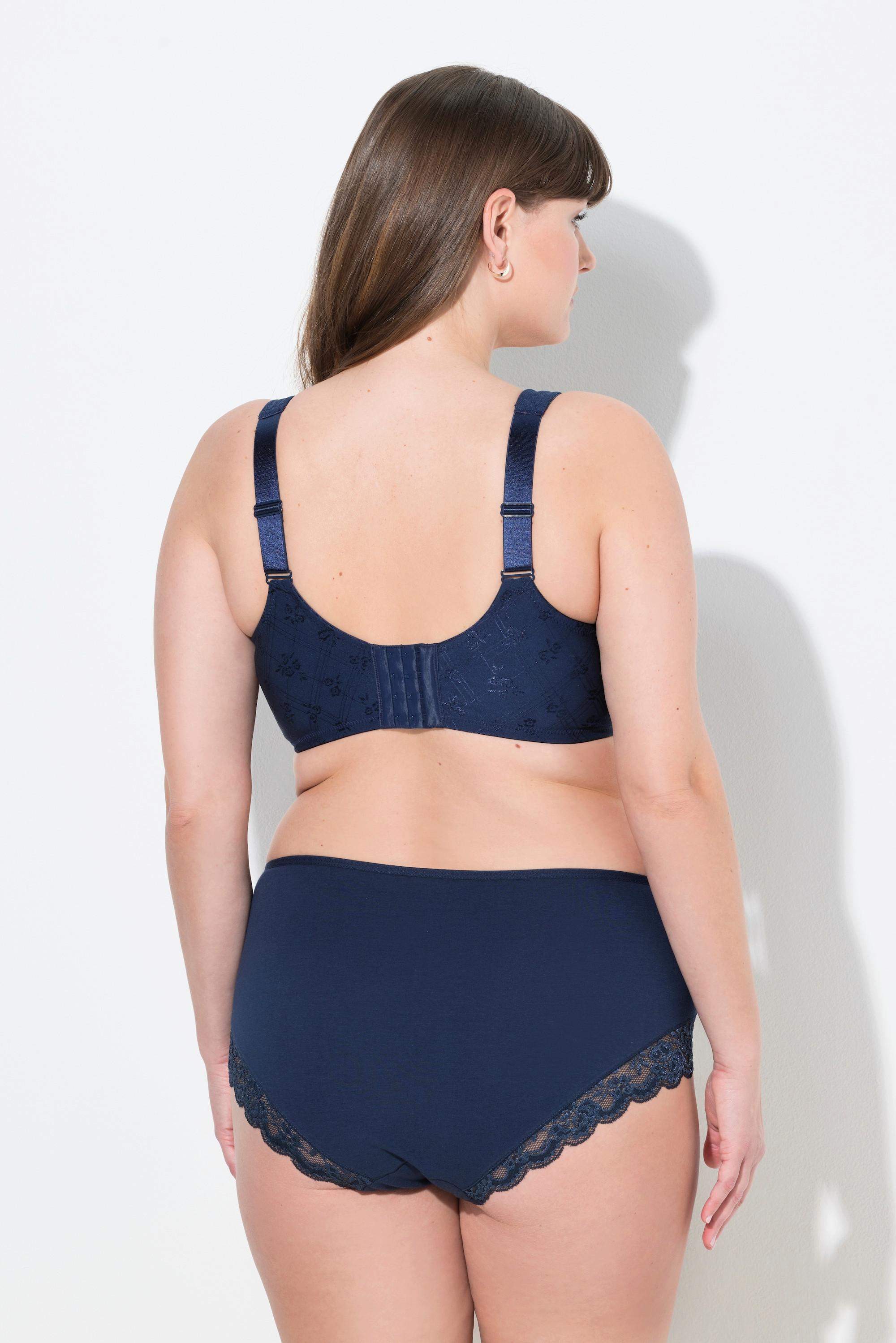 Ulla Popken Kelly Reggiseno sostenitivo senza ferretto pizzo  