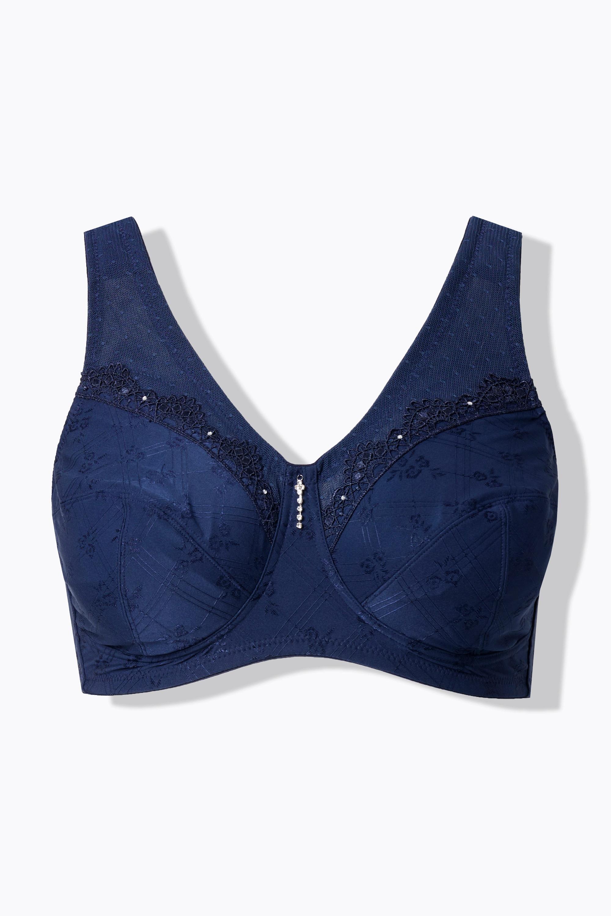 Ulla Popken Kelly Reggiseno sostenitivo senza ferretto pizzo  