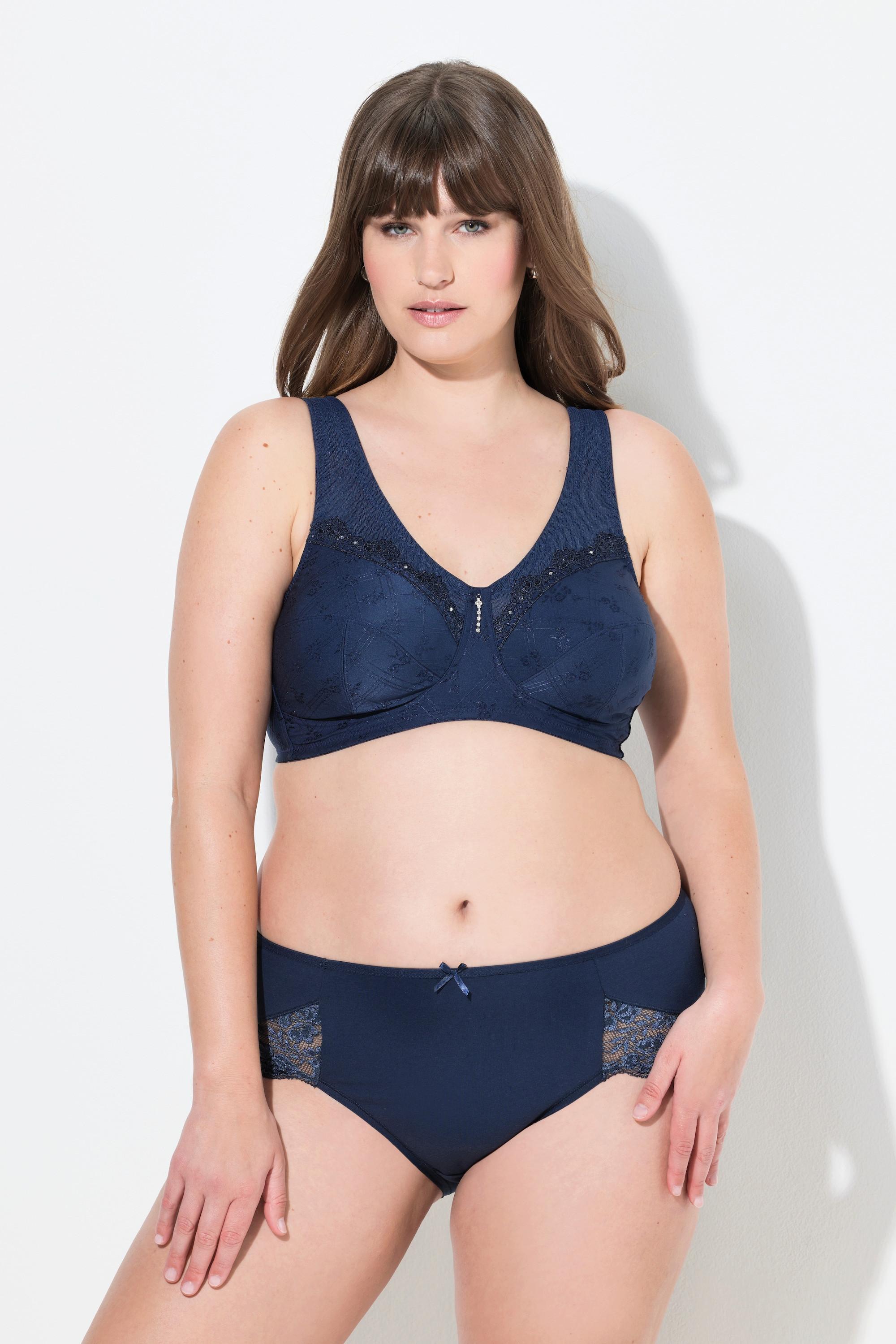 Ulla Popken Kelly Reggiseno sostenitivo senza ferretto pizzo  