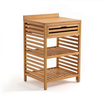 Meuble d'appoint de jardin en acacia