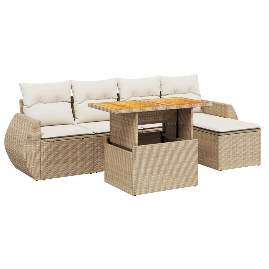 Garten sofagarnitur poly-rattan