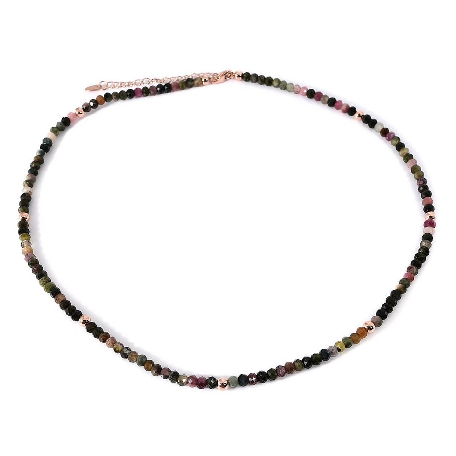 Balibay  Collier Sina avec tourmaline et argent en or rose 