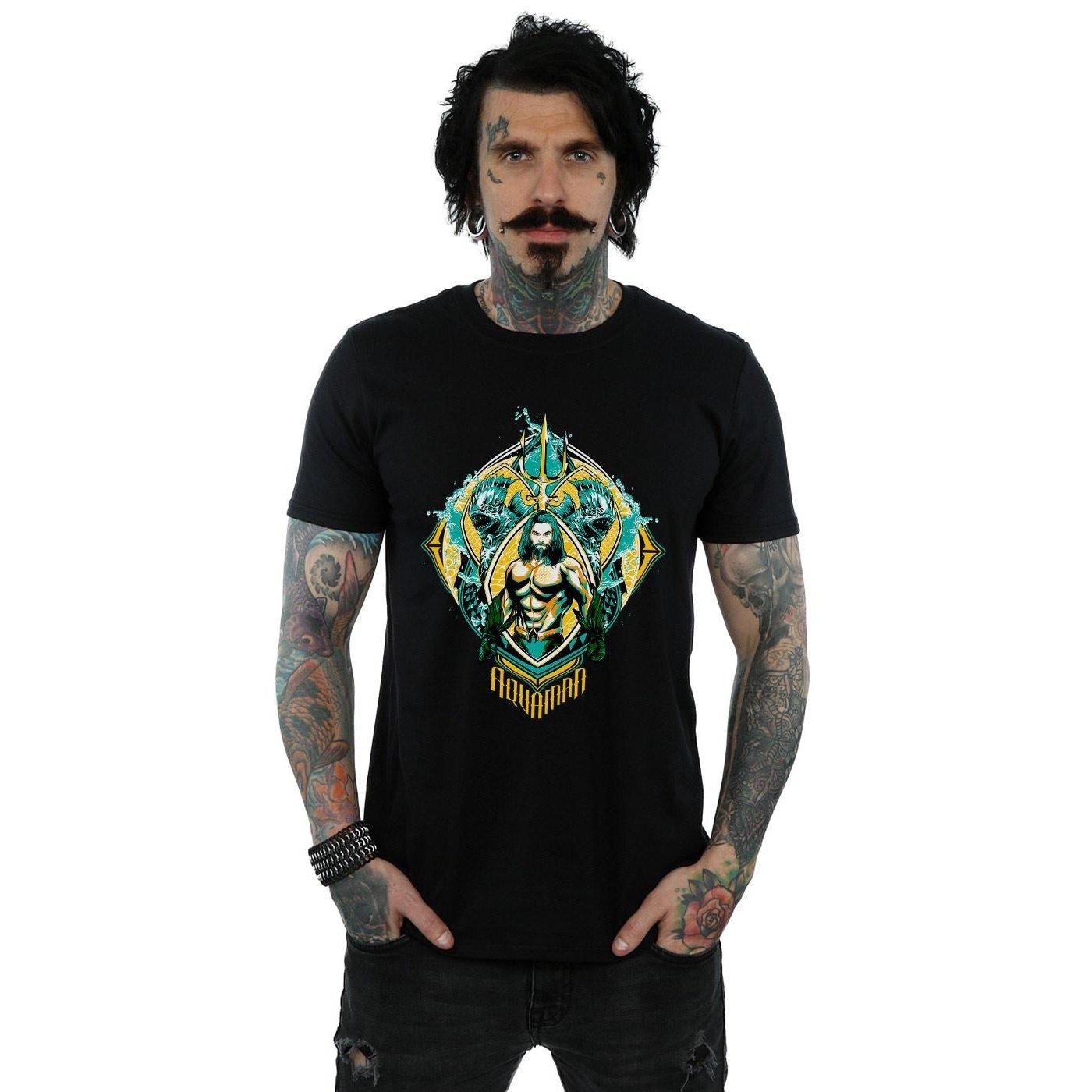 DC COMICS T-shirt con stampa grafica Aquaman  
