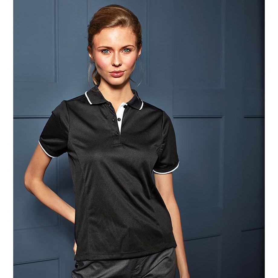 PREMIER CoolKaro Polo Shirt Contrasto  