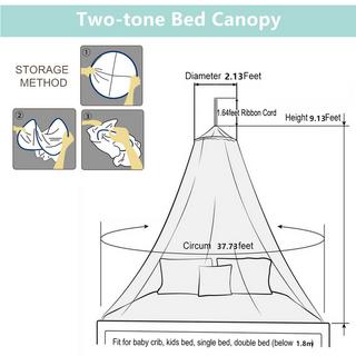 Activity-board Moustiquaire de lit en dentelle avec lumières chaudes  
