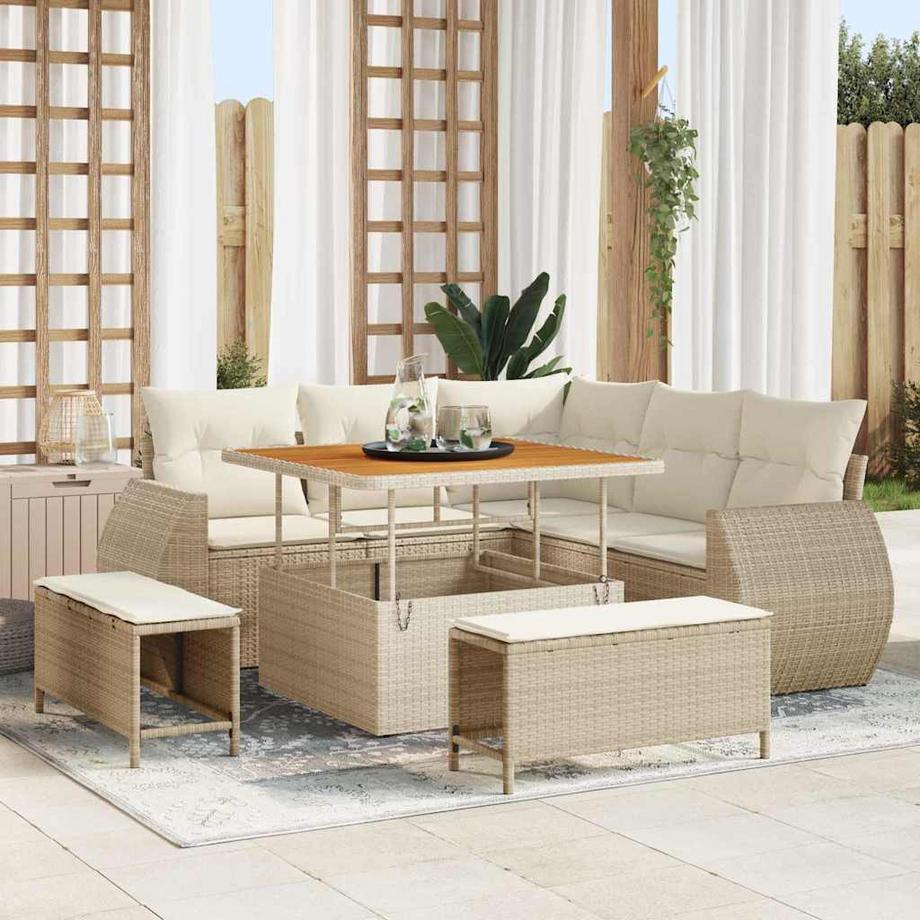 VidaXL Gartensofa massivholz akazie  