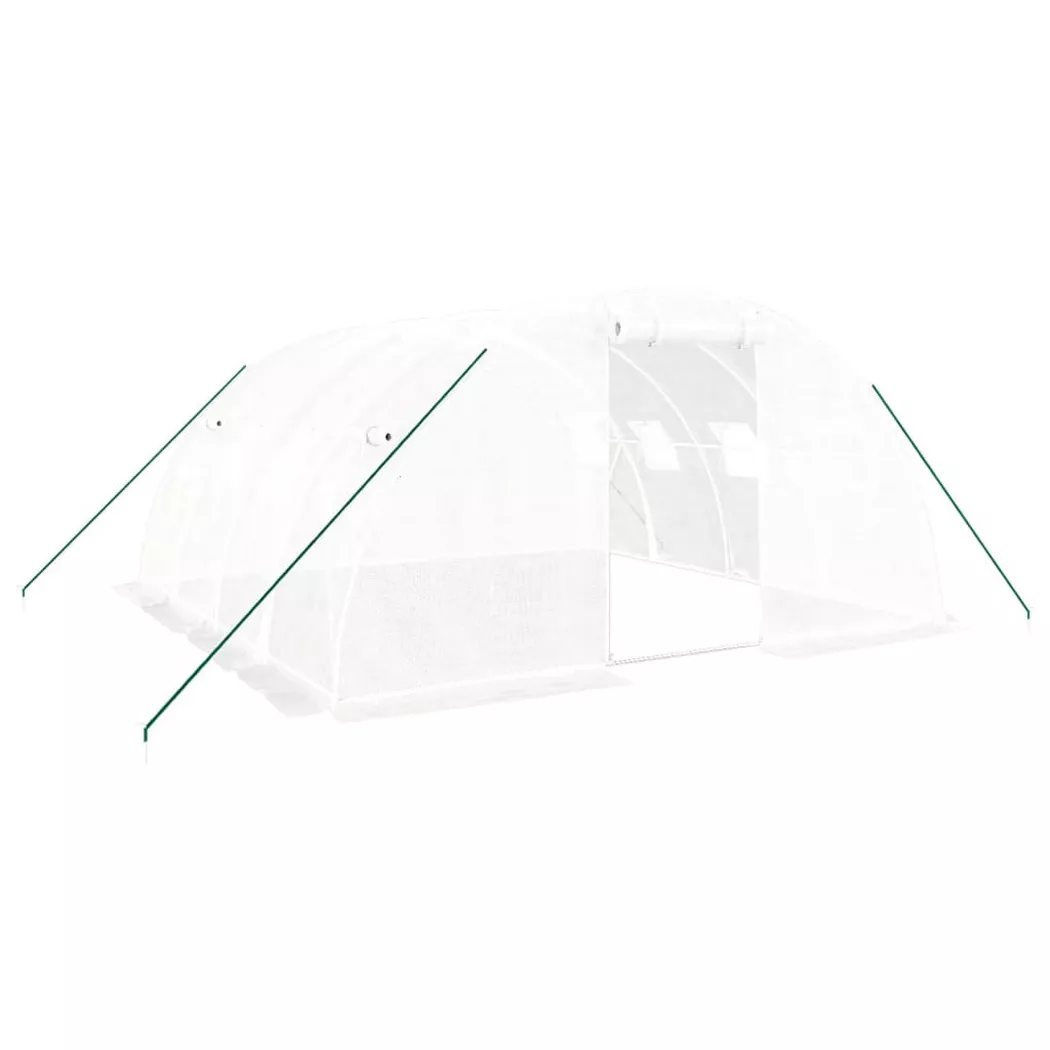 VidaXL - Gewächshaus polyethylen, One Size, Weiss