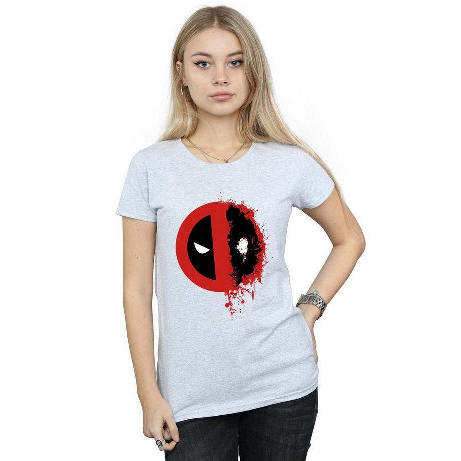 MARVEL Deadpool Splatter Logo T-Shirt  