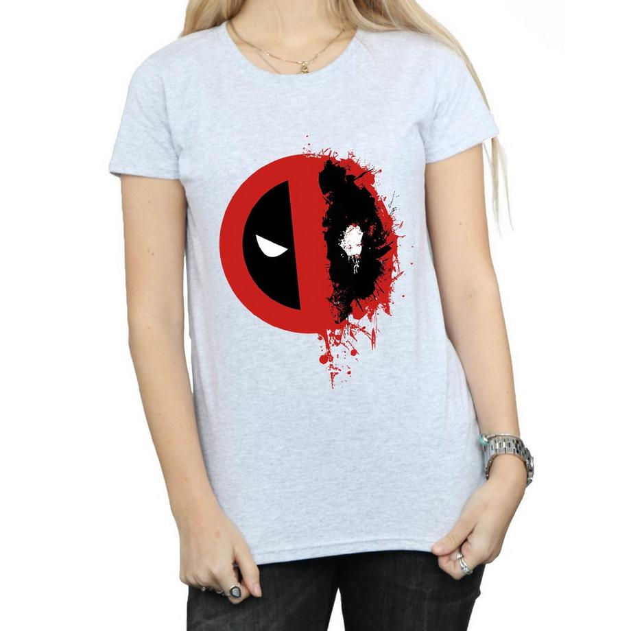 MARVEL Deadpool Splatter Logo T-Shirt  